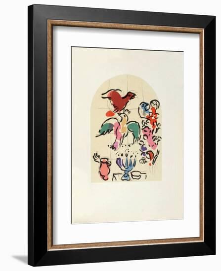 Jerusalem Windows : Asher (Sketch)-Marc Chagall-Framed Collectable Print