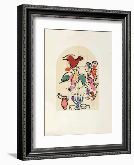 Jerusalem Windows : Asher (Sketch)-Marc Chagall-Framed Collectable Print