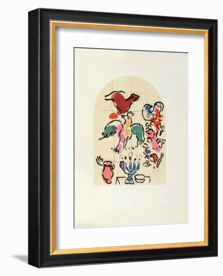 Jerusalem Windows : Asher (Sketch)-Marc Chagall-Framed Collectable Print