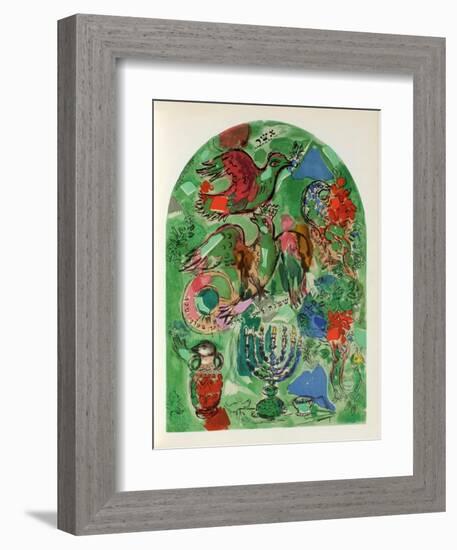 Jerusalem Windows : Asher-Marc Chagall-Framed Collectable Print