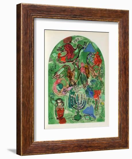 Jerusalem Windows : Asher-Marc Chagall-Framed Collectable Print