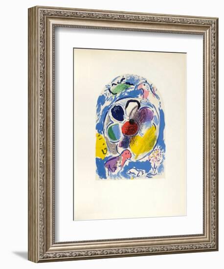 Jerusalem Windows : Benjamin (Sketch)-Marc Chagall-Framed Collectable Print