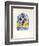 Jerusalem Windows : Benjamin (Sketch)-Marc Chagall-Framed Collectable Print