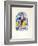 Jerusalem Windows : Benjamin (Sketch)-Marc Chagall-Framed Collectable Print