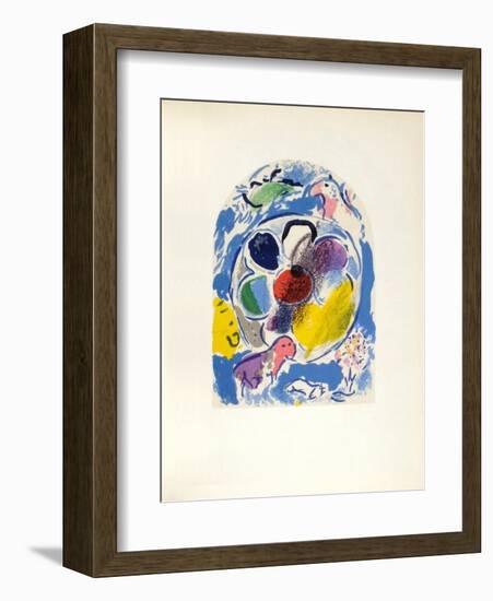 Jerusalem Windows : Benjamin (Sketch)-Marc Chagall-Framed Collectable Print