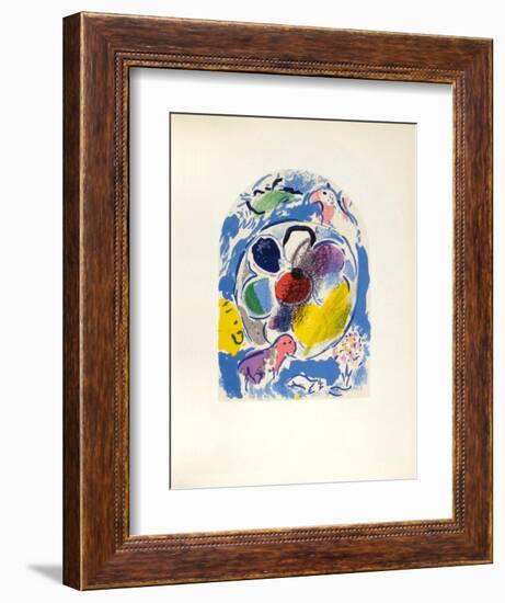 Jerusalem Windows : Benjamin (Sketch)-Marc Chagall-Framed Collectable Print