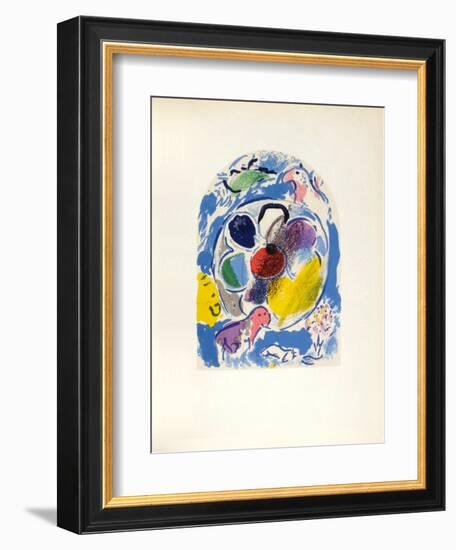 Jerusalem Windows : Benjamin (Sketch)-Marc Chagall-Framed Collectable Print