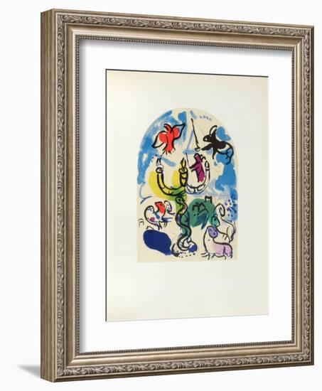 Jerusalem Windows : Dan (Sketch)-Marc Chagall-Framed Collectable Print