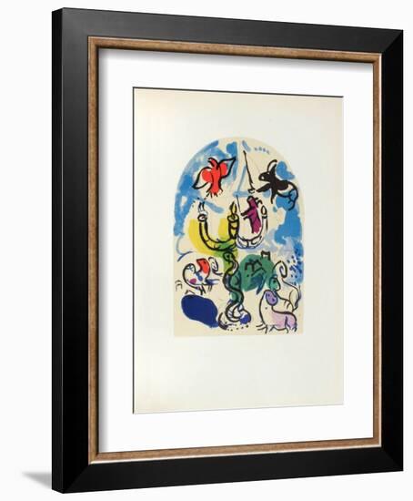 Jerusalem Windows : Dan (Sketch)-Marc Chagall-Framed Collectable Print