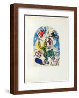Jerusalem Windows : Dan (Sketch)-Marc Chagall-Framed Collectable Print