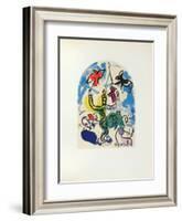 Jerusalem Windows : Dan (Sketch)-Marc Chagall-Framed Collectable Print