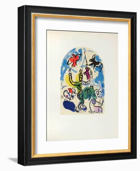 Jerusalem Windows : Dan (Sketch)-Marc Chagall-Framed Collectable Print