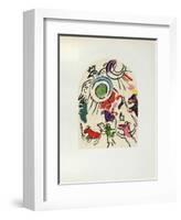 Jerusalem Windows : Gad (Sketch)-Marc Chagall-Framed Collectable Print