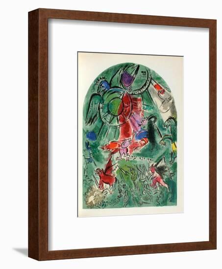 Jerusalem Windows : Gad-Marc Chagall-Framed Collectable Print