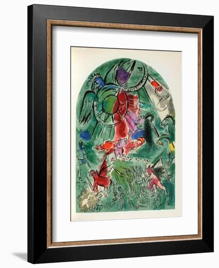 Jerusalem Windows : Gad-Marc Chagall-Framed Collectable Print