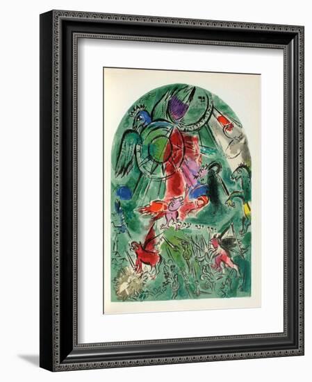 Jerusalem Windows : Gad-Marc Chagall-Framed Collectable Print