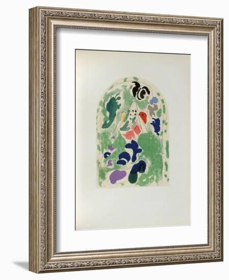 Jerusalem Windows : Issachar (Sketch)-Marc Chagall-Framed Collectable Print