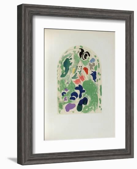 Jerusalem Windows : Issachar (Sketch)-Marc Chagall-Framed Collectable Print