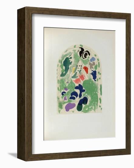 Jerusalem Windows : Issachar (Sketch)-Marc Chagall-Framed Collectable Print