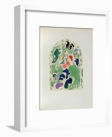 Jerusalem Windows : Issachar (Sketch)-Marc Chagall-Framed Collectable Print