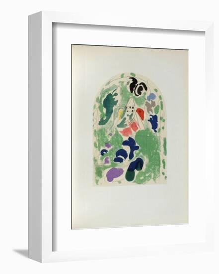 Jerusalem Windows : Issachar (Sketch)-Marc Chagall-Framed Collectable Print