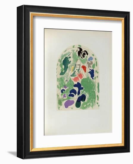 Jerusalem Windows : Issachar (Sketch)-Marc Chagall-Framed Collectable Print