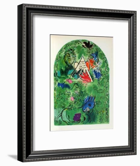 Jerusalem Windows : Issachar-Marc Chagall-Framed Collectable Print