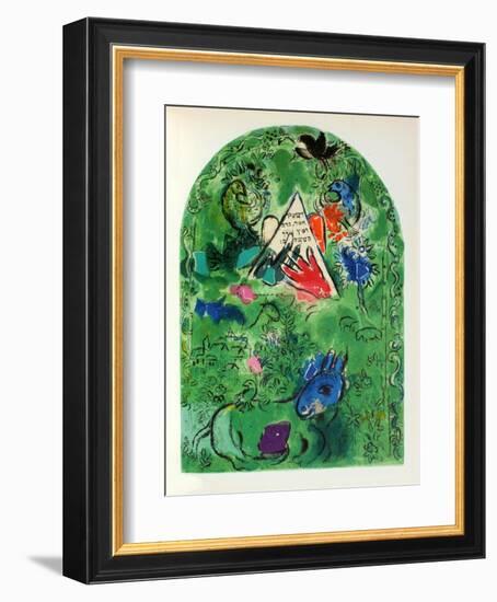 Jerusalem Windows : Issachar-Marc Chagall-Framed Collectable Print