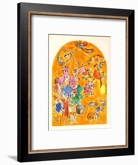 Jerusalem Windows : Joseph-Marc Chagall-Framed Premium Edition