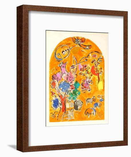 Jerusalem Windows : Joseph-Marc Chagall-Framed Premium Edition