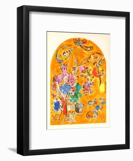 Jerusalem Windows : Joseph-Marc Chagall-Framed Premium Edition