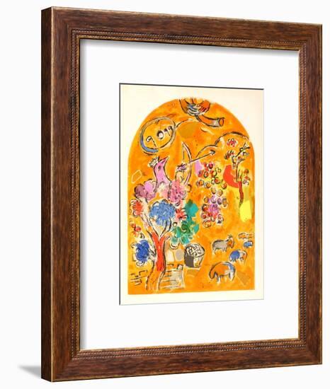 Jerusalem Windows : Joseph-Marc Chagall-Framed Premium Edition