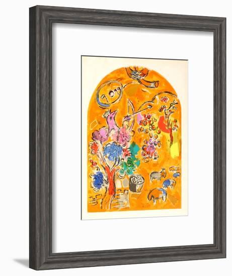 Jerusalem Windows : Joseph-Marc Chagall-Framed Premium Edition