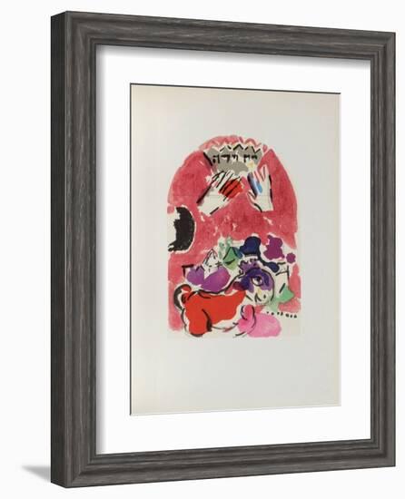 Jerusalem Windows : Juda (Sketch)-Marc Chagall-Framed Collectable Print