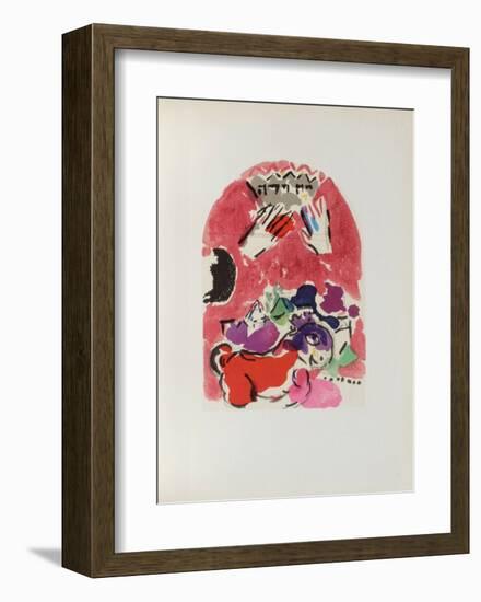 Jerusalem Windows : Juda (Sketch)-Marc Chagall-Framed Collectable Print