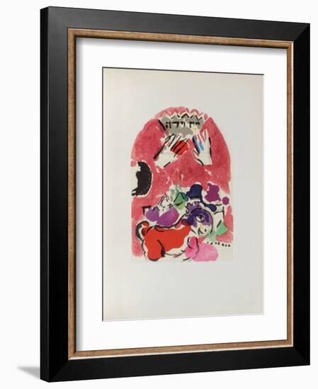 Jerusalem Windows : Juda (Sketch)-Marc Chagall-Framed Collectable Print