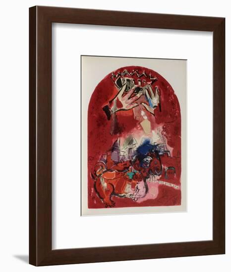 Jerusalem Windows : Juda-Marc Chagall-Framed Premium Edition