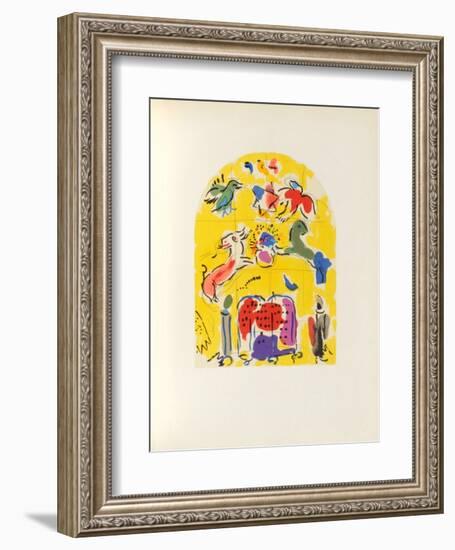 Jerusalem Windows : Levi (Sketch)-Marc Chagall-Framed Collectable Print