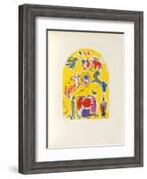 Jerusalem Windows : Levi (Sketch)-Marc Chagall-Framed Collectable Print