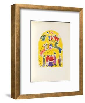 Jerusalem Windows : Levi (Sketch)-Marc Chagall-Framed Collectable Print
