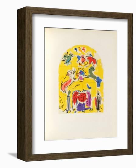 Jerusalem Windows : Levi (Sketch)-Marc Chagall-Framed Collectable Print