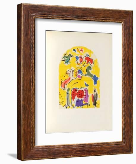 Jerusalem Windows : Levi (Sketch)-Marc Chagall-Framed Collectable Print