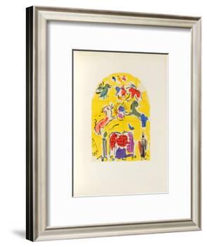 Jerusalem Windows : Levi (Sketch)-Marc Chagall-Framed Collectable Print