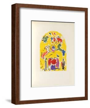 Jerusalem Windows : Levi (Sketch)-Marc Chagall-Framed Collectable Print