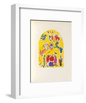 Jerusalem Windows : Levi (Sketch)-Marc Chagall-Framed Collectable Print
