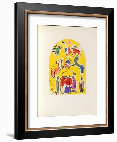 Jerusalem Windows : Levi (Sketch)-Marc Chagall-Framed Collectable Print