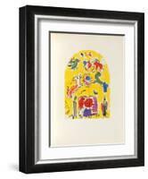 Jerusalem Windows : Levi (Sketch)-Marc Chagall-Framed Collectable Print
