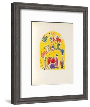 Jerusalem Windows : Levi (Sketch)-Marc Chagall-Framed Collectable Print