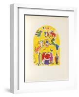 Jerusalem Windows : Levi (Sketch)-Marc Chagall-Framed Collectable Print