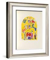 Jerusalem Windows : Levi (Sketch)-Marc Chagall-Framed Collectable Print